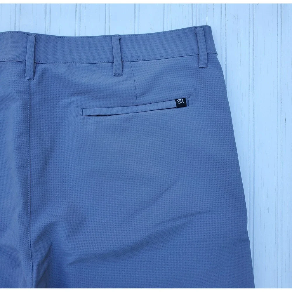 Banana Republic Core Temp Slim Fit Pants Mens 38x30 Blue Gray Performance Chino